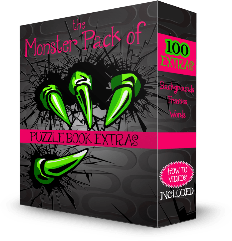 The Monster Pack of Puzzle Book Extras